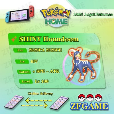  6IV SHINY Houndoom + EVS  POKEMON HOME Champions Online delivery 