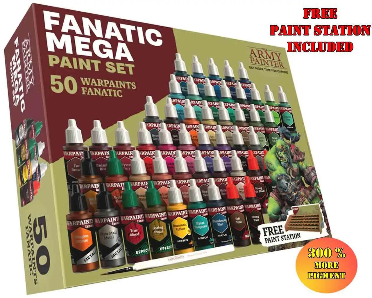 Army Painter The Warpaints Fanatic: Mega Set (50 X 18Ml Acrylic Paint) - Tabletop Miniatures Wargame - Image 3