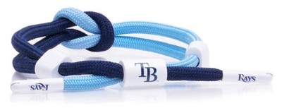Rastaclat Baseball Tampa Bay Rays Outfield Knotted Bracelet - Navy & Light Blue
