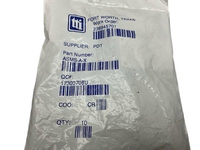 ASMS-A-X Metal Diaphragm Plate Assembly   PDT Supplier   Lot of 10   New