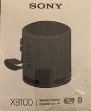 Sony SRS-XB100 Bluetooth Speaker  Compact, IP67 Waterproof, 16H Battery, Black
