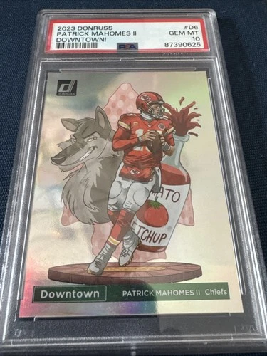 2023 Panini Donruss Downtown! Patrick Mahomes II 💎 🏆 PSA 10 🔥🔥🔥