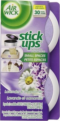 Air Wick Stick Ups Air Freshener, Lavender & Chamomile, 2 ct, Scented (2-Pack)