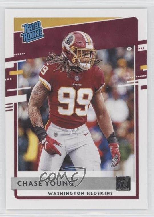2020 Panini Donruss Rated Rookie Chase Young #316 Rookie RC