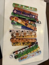 36 PCS Assorted Halloween Slap Bracelets Wristbands for Party Favors