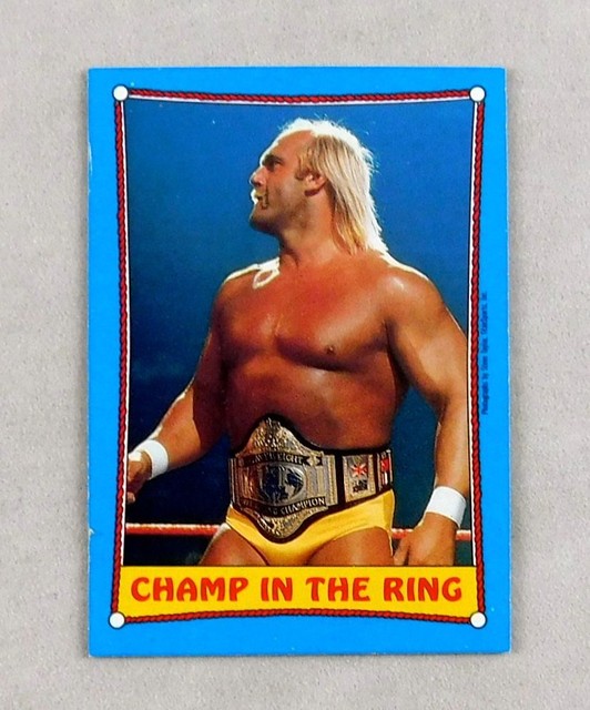 Hulk Hogan Hulkster WWF Trading Card 1987 Wrestler Wrestling WWE Topps 1 eBay