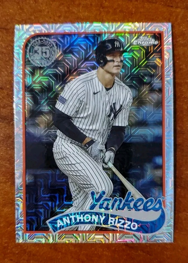 2024 Topps Anthony Rizzo Chrome Silver Pack (Series One) T89C-68