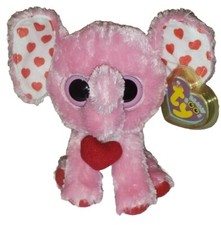 Ty Beanie Boos - TENDER the Valentines Pink Elephant 6" NEW Mint with Mint Tags