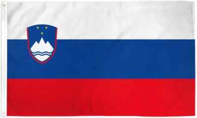 Slovenia 3x5ft Poly Flag International Slovenes Country Flag of Slovenia