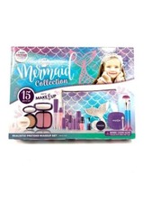 Kids Makeup Kits for Girls Mermaid Princess Pretend Play Toy Makeup Set Toddlers