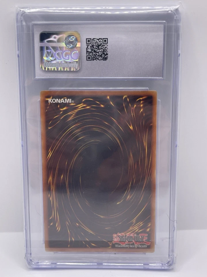 CGC 10 Gem - Serpent Night Dragon MRL-103 Unlimited Edition Secret YuGiOh PSA 10 - Image 2 of 2