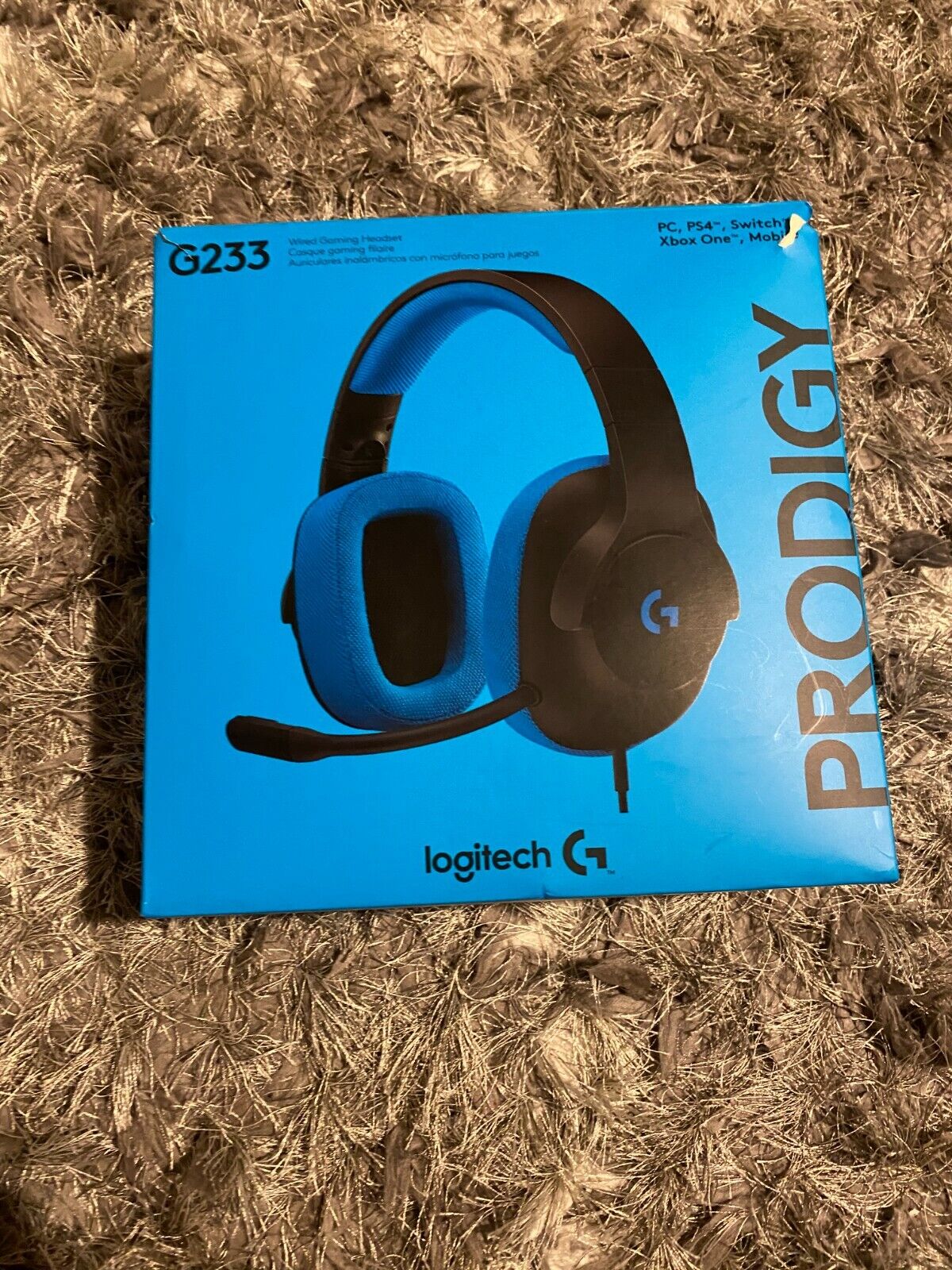 invadere ansvar positur Logitech G233 Prodigy Blue/Black Gaming Headset With Microphone For  PS4/PC/Xbox | eBay