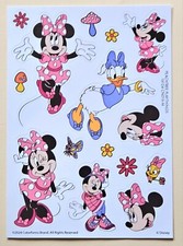 Minnie Mouse. Sticker sheet.