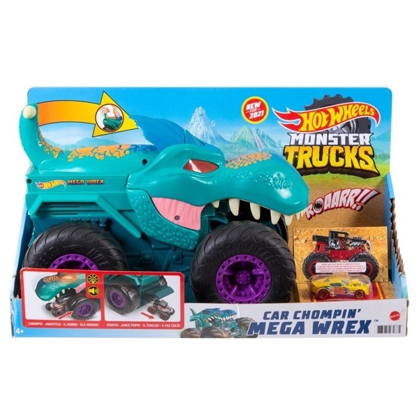 887961974775 HOT Wheels Monster Trucks GYL13 Autofresser Mega Wrex Mattel-image