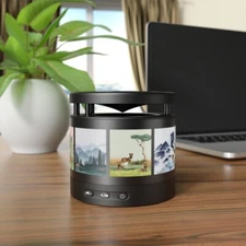 Great Safari Metal Bluetooth Speaker and Wireless Charging Pad
