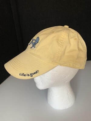 Life is Good Yellow Lawn Porch Chair Hat adjustable  display picture 2