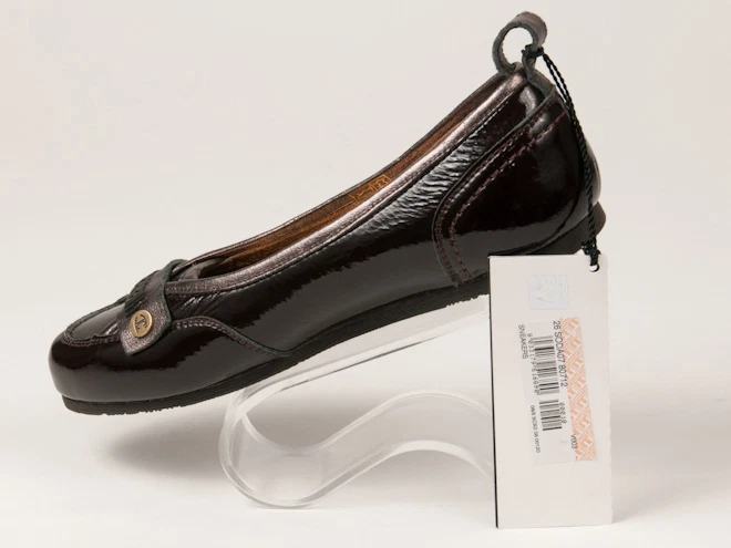 Nuevos Zapatos Just Cavalli Marrón Charol Talla 35 US 5 Foto 3 de 4