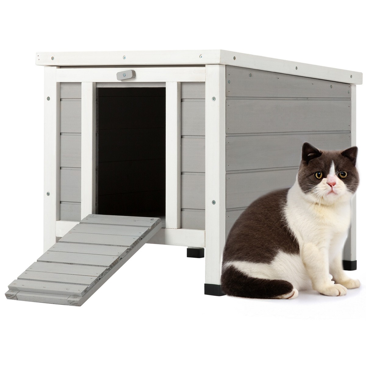 『 Kili and animals 』 by Kava 30*30cm CO-Z Cat Shelter Guinea Pig Turtle Rabbit Hutch Chicken Home