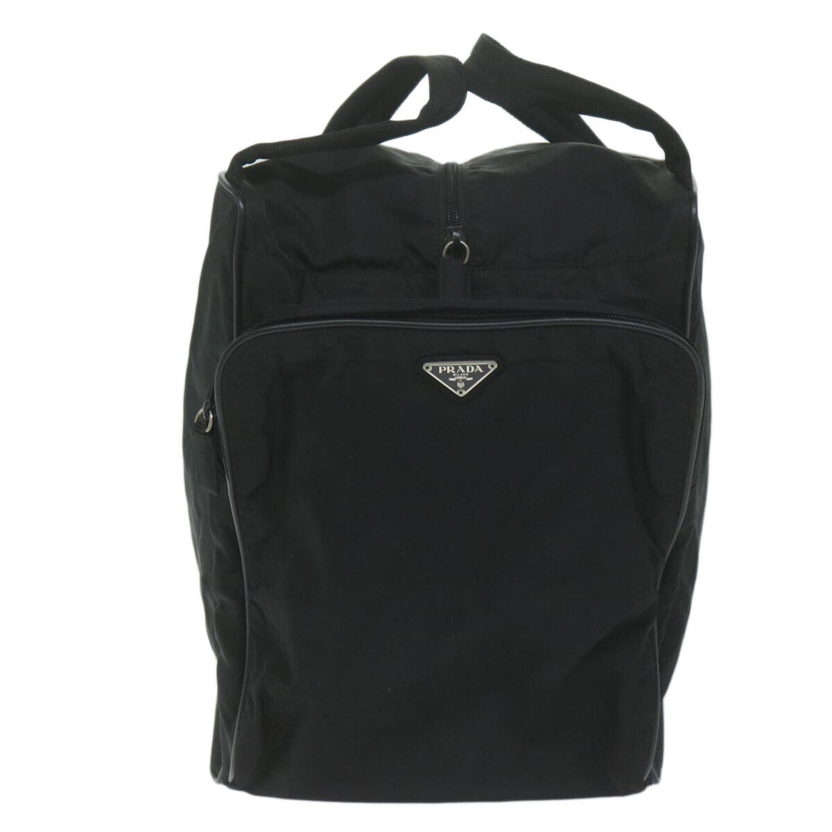 PRADA Hand Bag Nylon Black Auth 64366 | eBay