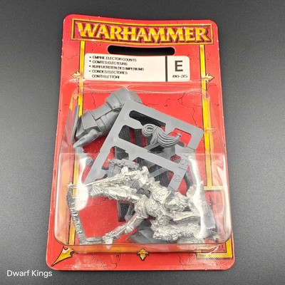 Warhammer Empire Elector Counts Hochland Old World Vintage Metal Sealed 1999