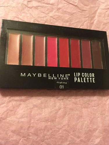 MAYBELLINE LIP GLOSS PALETTE 8 LIP COLORS NEW SEALED ALMOST GONE LOOK 01 - Picture 1 of 6