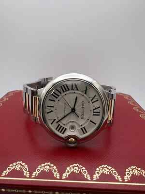 Cartier Ballon Bleu 42mm 18K Two Tone Yellow Gold Steel Box Set W69009Z3 