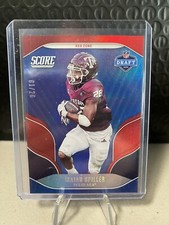 Isaiah Spiller 2022 Panini Score NFL Draft Red Zone /20 #D16 RC Rookie Chargers