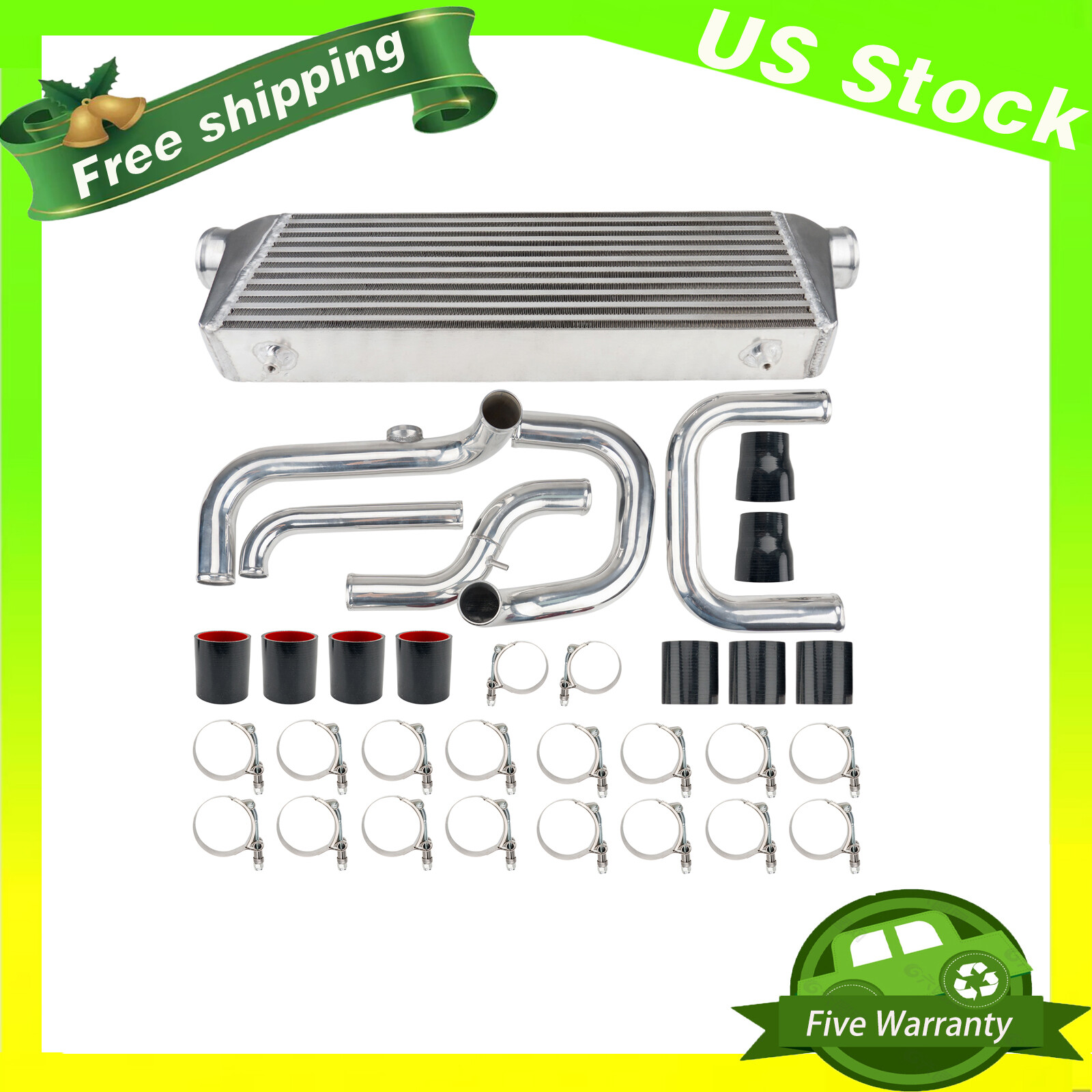 Intercooler & Piping & Coupler Kit fit Honda Civic 9200 for Acura