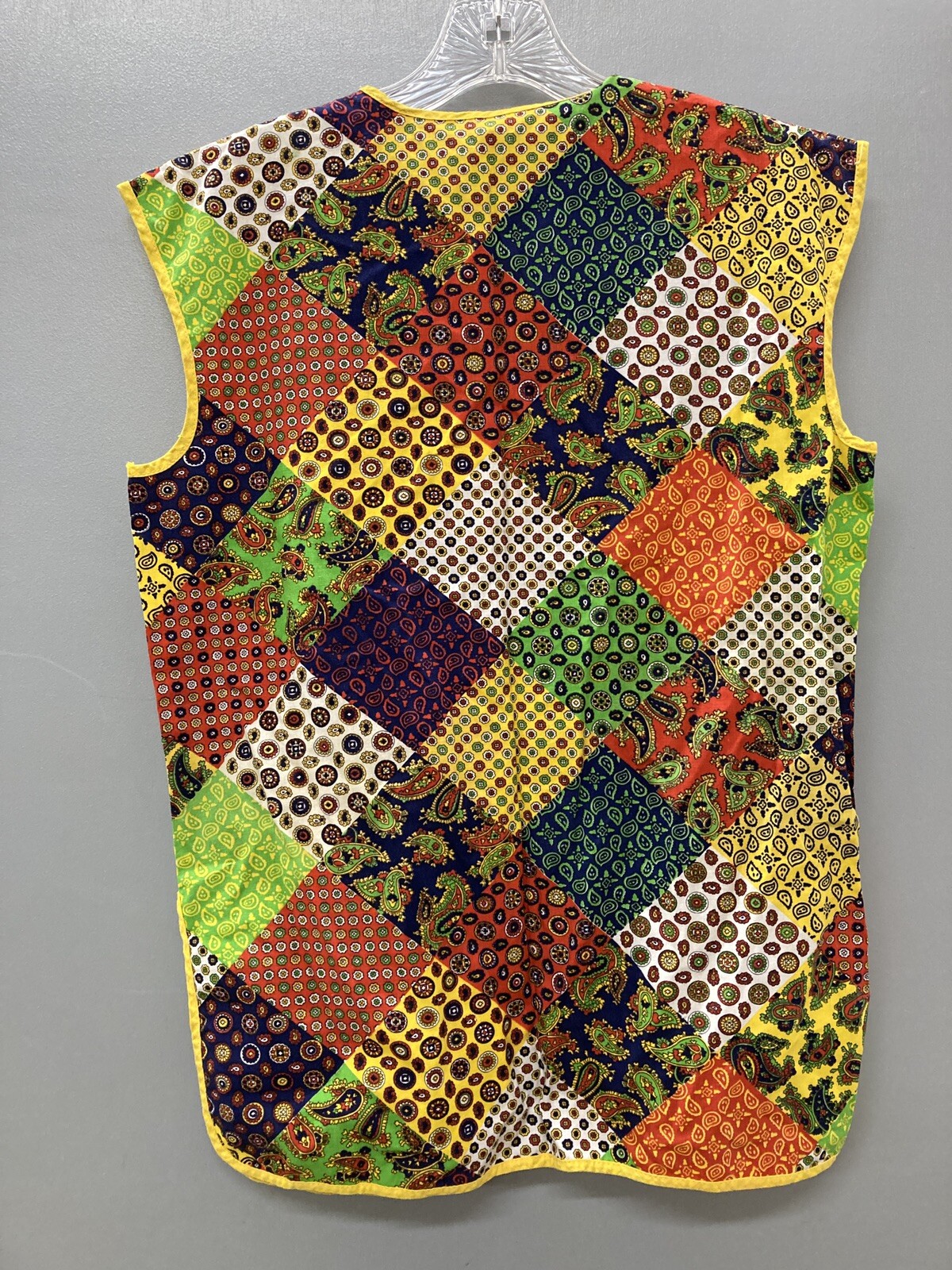 Handmade Patchwork Vest E3-40 - image 9