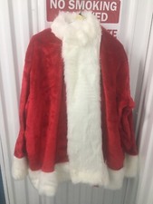 5 PIECE CRIMSON Deluxe IMPERIAL PLUSH SANTA SUIT STANDARD SIZE RUBIES Christmas