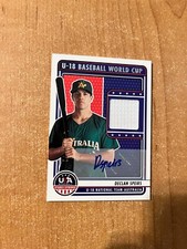 2023 Panini Stars & Stripes - Declan Speirs - Team Australia Auto Relic /72