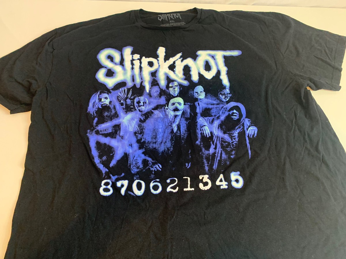 Slipknot 870621345 Nu Metal Concert Band Tee T-Shirt Men's XXL | eBay