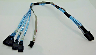 SUPER MICRO Multilane Cable CBL-0097L-02 Mini SAS 4x SATA with SIDEBAND #GK10358