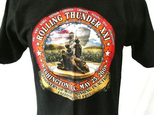 Harley-Davidson Rolling Thunder Tシャツ Harley-Davidson Rolling Thunder XXI Black Large T-Shirt Made