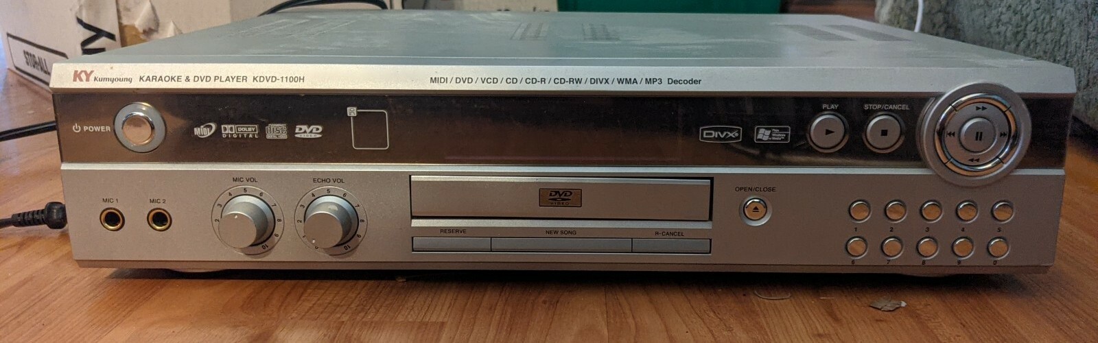 K POP KY Kumyoung KDVD1100H Karaoke & Dvd Player Tested Working sing KPOP music eBay