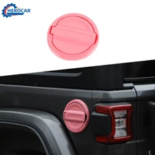 Filler Door Fuel Tank Lid Gas Cap Cover Guard Pink Trim for Jeep Wrangler JL