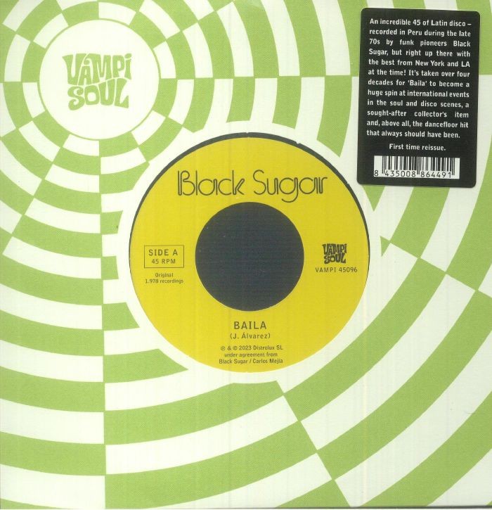 BLACK SUGAR - Baila (reissue) - Vinyl (7"")