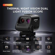 GOYOJO Thermal Night Vision Dual Light Fusion Scope for Rifle ALL DAY USE 1000M