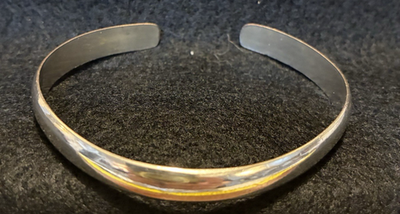 Vintage SOLID Sterling Silver 925 Open Cuff Bangle Bracelet | eBay