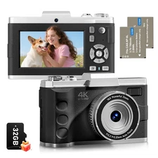 4K Digital Camera for Photography, Autofocus 64MP Vlogging Camera for YouTube...