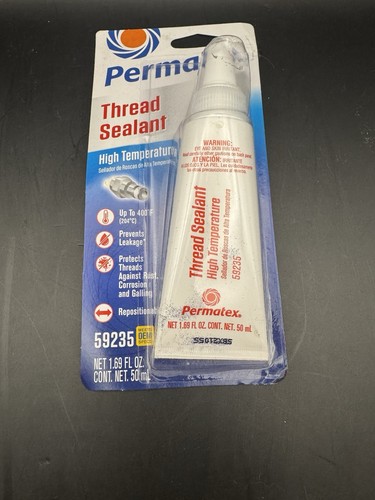 Permatex 59235 High Temperature Thread Sealant, 50 ml Tube New