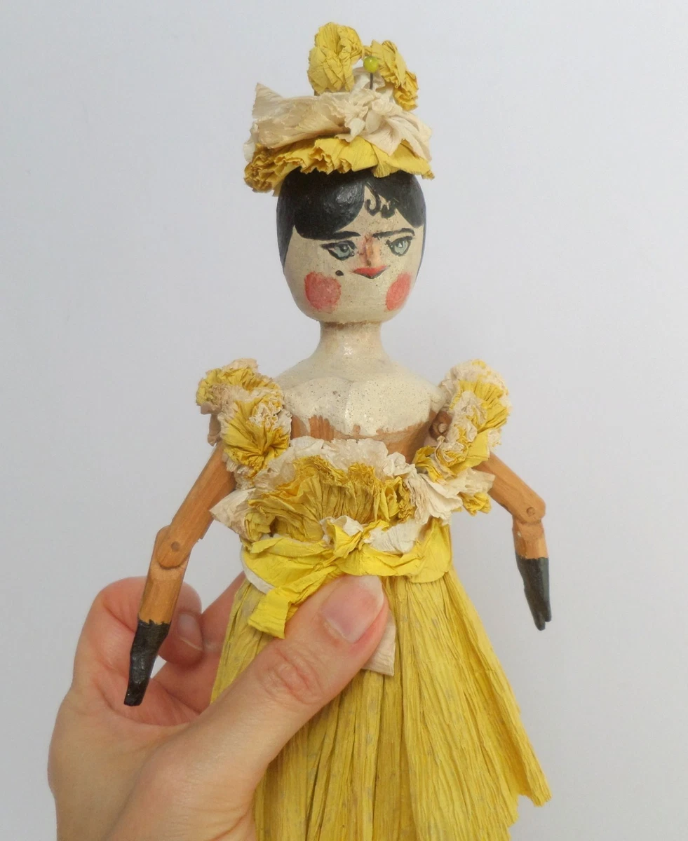 Antique Peg Doll Indiana Antique Wood Dolls for sale | eBay
