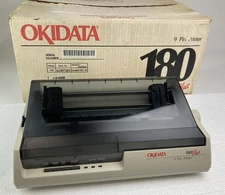 Okidata 180 plus 9-Pin Dot Matrix Printer In Excellent Condition