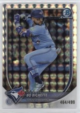 2025 Bowman Chrome Geometric Refractor 464/499 Bo Bichette #56 11cz