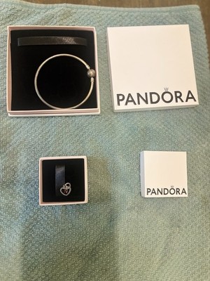 new authentic Pandora bracelet set with charm and original boxes. Never worn