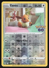 Carta Pokemon Eevee Reverse Holo 054/078 LP Pokemon GO
