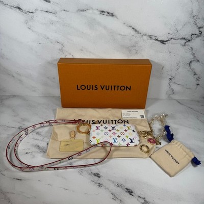 Louis Vuitton Murakami Multicolor Phone Holder LV X TM Pouch Rare