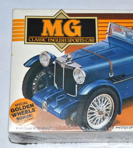 New Sealed NOS MPC MG Classic English Sports Car 1:32 Model Car Kit #1-0901 1982 - Picture 2 of 19