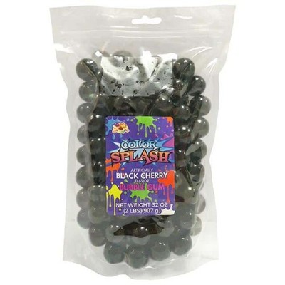 Color Splash Gumball Black Cherry Flavor Bubble Gum 32oz