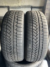 2x 235 65 17 Continental WINTER 108H 5-5.5mm Part Worn Tyres [2 Tyres] DOT 1817